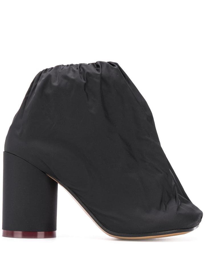 Mm6 Maison Margiela Cuff Boots - Black