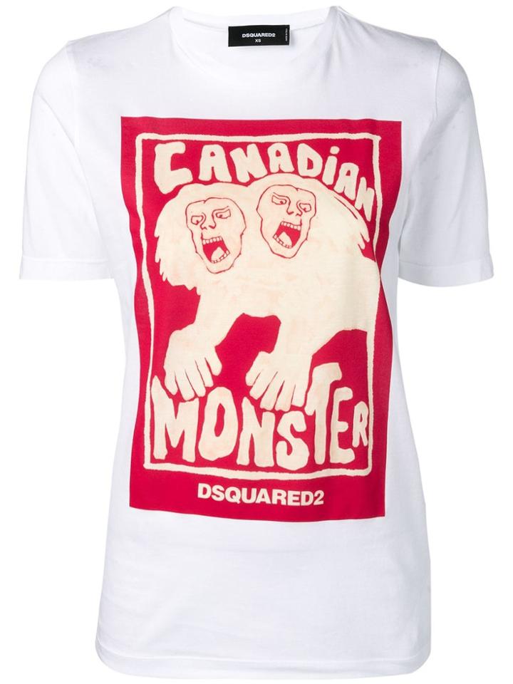 Dsquared2 Graphic T-shirt - White