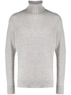Maison Flaneur Roll Neck Sweatshirt - Grey