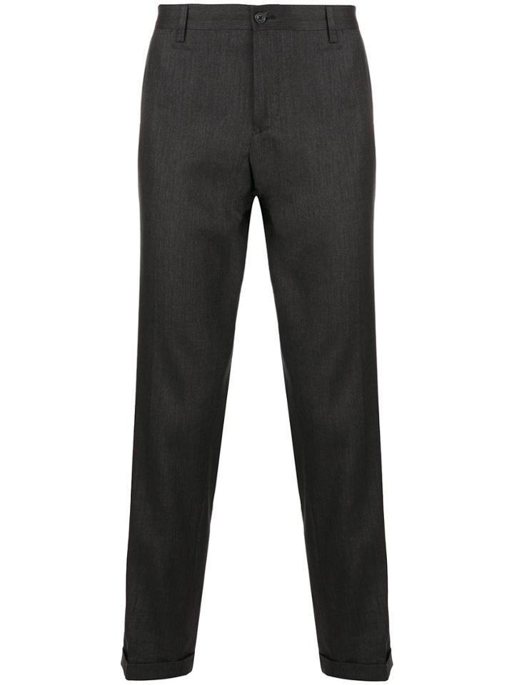 Dolce & Gabbana Cropped Tailored Trousers - Grey