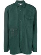 Han Kj0benhavn Asymmetrical Patch Pocket Shirt - Green
