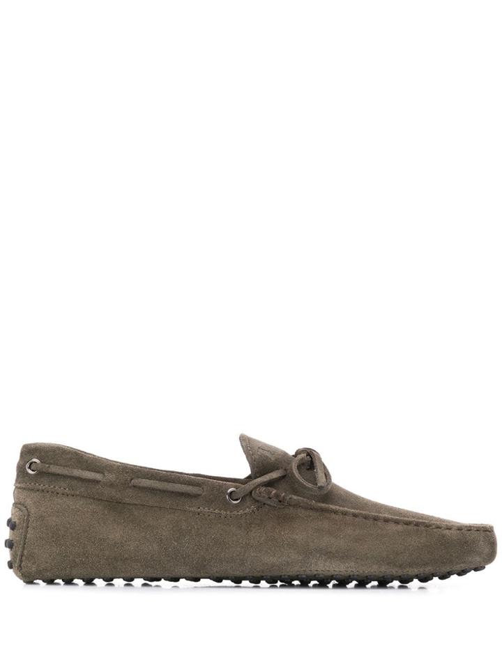 Tod's Bow Detail Loafers - Green