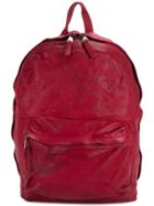 Giorgio Brato Soft Leather Backpack - Red