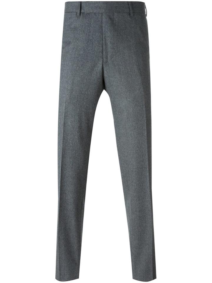 Fashion Clinic Timeless Straight Leg Trousers - Grey