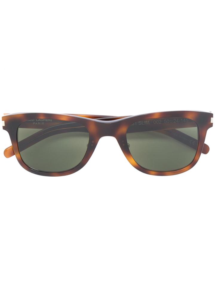 Saint Laurent Eyewear Bold 51 Sunglasses - Brown