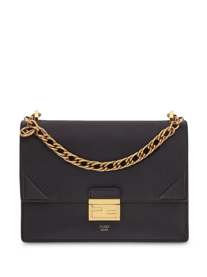 Fendi Kan U Shoulder Bag - Black