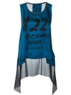 Outsource Images 'enid' Tank Top, Women's, Size: Xs, Blue, Silk/polyester