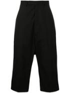 Rick Owens Karloff Cropped Trousers - Black