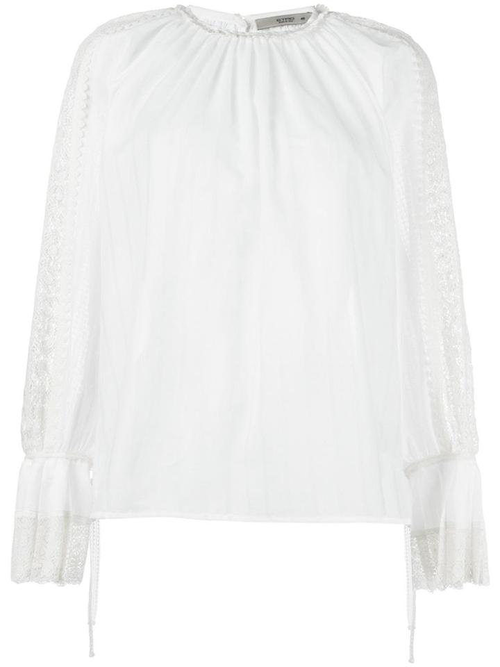 Etro Pleated Detail Blouse - White