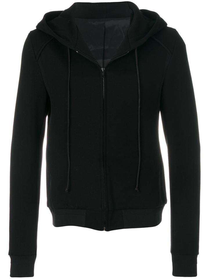 Juun.j Embroidered Hoodie - Black