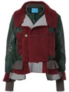 Undercover Overlined Bomber Jacket - Red