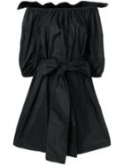 Stella Mccartney Off-the-shoulder Bow Dress - Black