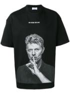 Ih Nom Uh Nit Bowie Silence Print T-shirt - Black