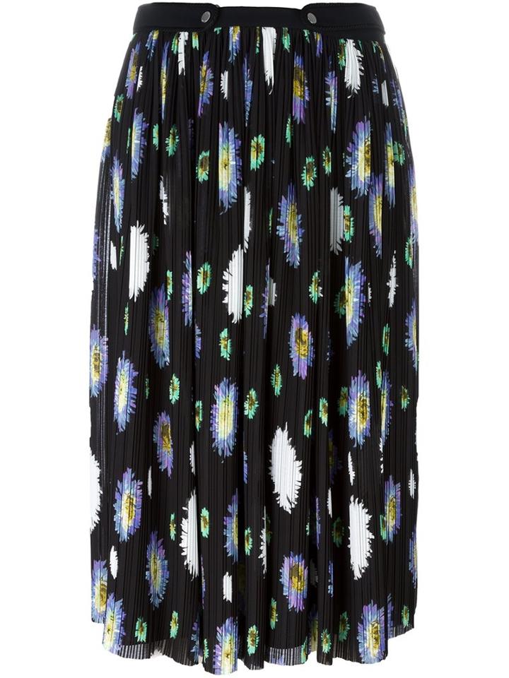 Kenzo 'dandelion' Skirt, Women's, Size: 38, Black, Polyester