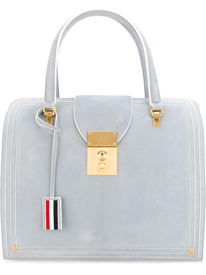 Thom Browne Mrs Thom With Cricket Seam, Women's, Grey