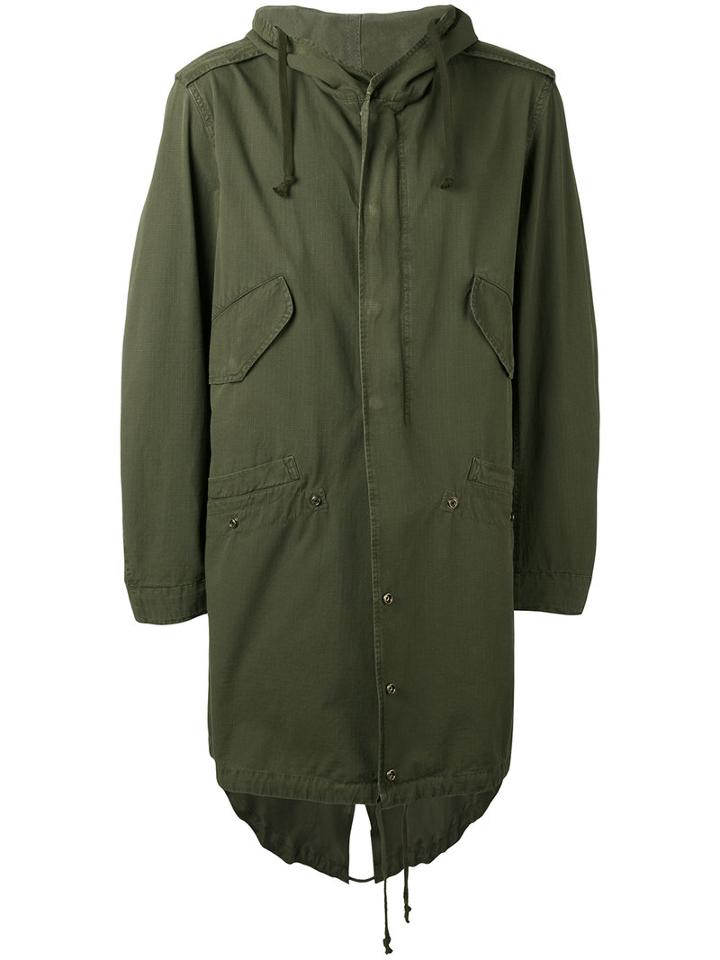 Faith Connexion - Multi-pockets Hooded Coat - Men - Cotton - S, Green, Cotton