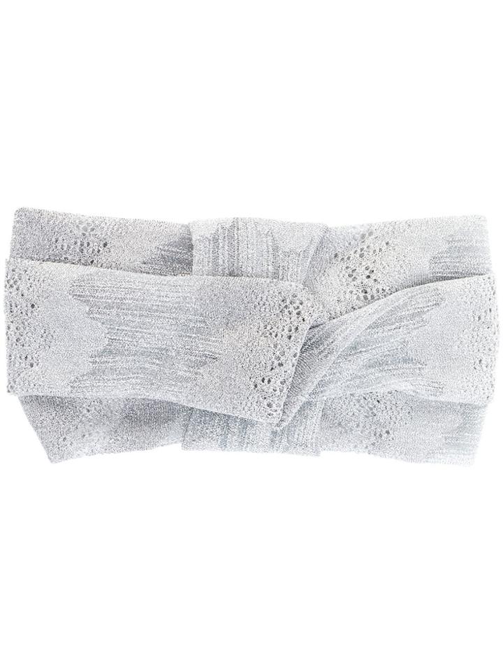 Missoni Knitted Hairband - Grey