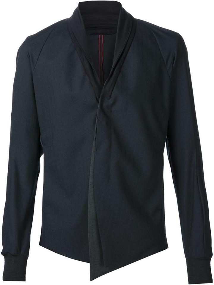 Devoa Shawl Collar Layer Blazer