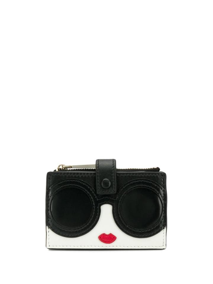 Alice+olivia Compact Stace Face Wallet - Black