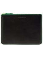 Comme Des Garçons Play 'marvellous' Leather Zip Case