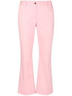 Alberto Biani Flared Trousers - Pink & Purple