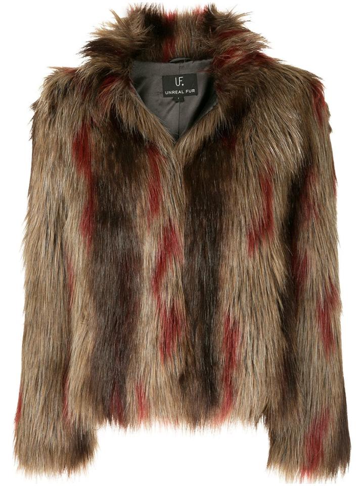 Unreal Fur Delish Jacket - Brown