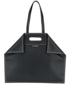 Alexander Mcqueen Leather Shopper Tote - Black