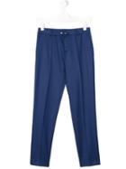 Paul Smith Junior - Neron Trousers - Kids - Polyester/viscose/wool - 16 Yrs, Blue