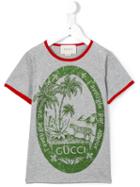 Gucci Kids Jungle Print T-shirt, Boy's, Size: 6 Yrs, Grey