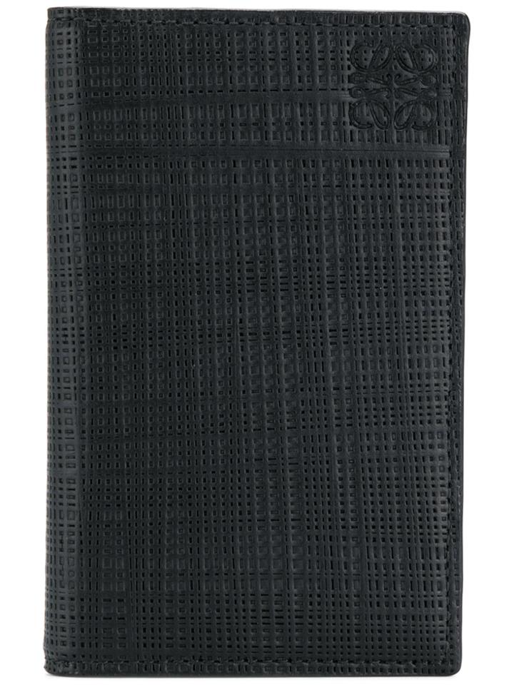 Loewe Foldover Cardholder - Black