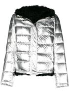 Yves Salomon Army Hooded Puffer Jacket - Metallic