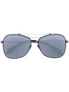 Alexander Mcqueen Eyewear Aviator Sunglasses - Grey