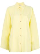 Emilio Pucci Flared Long Sleeves Shirt - Yellow & Orange