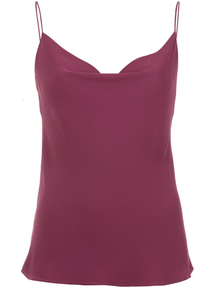 Egrey Draped Neckline Top - Pink & Purple