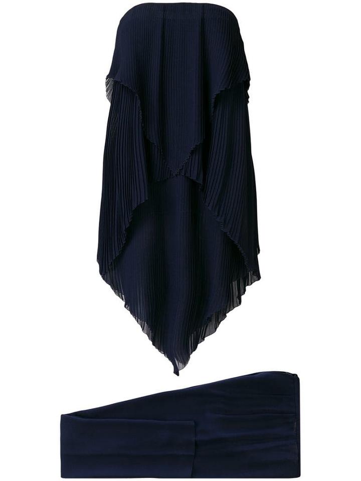 Pierre Cardin Pre-owned 1979 Blouse & Trousers Ensemble - Blue