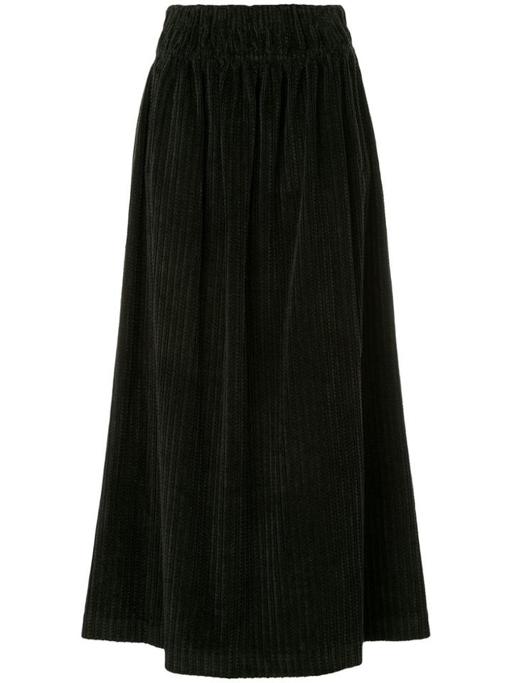Nehera Corduroy A-line Skirt - Black