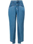 Closed High-waisted Boyfriend Jeans - Blue