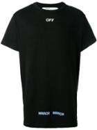 Off-white Logo Print T-shirt, Men's, Size: Xxs, Black, Cotton