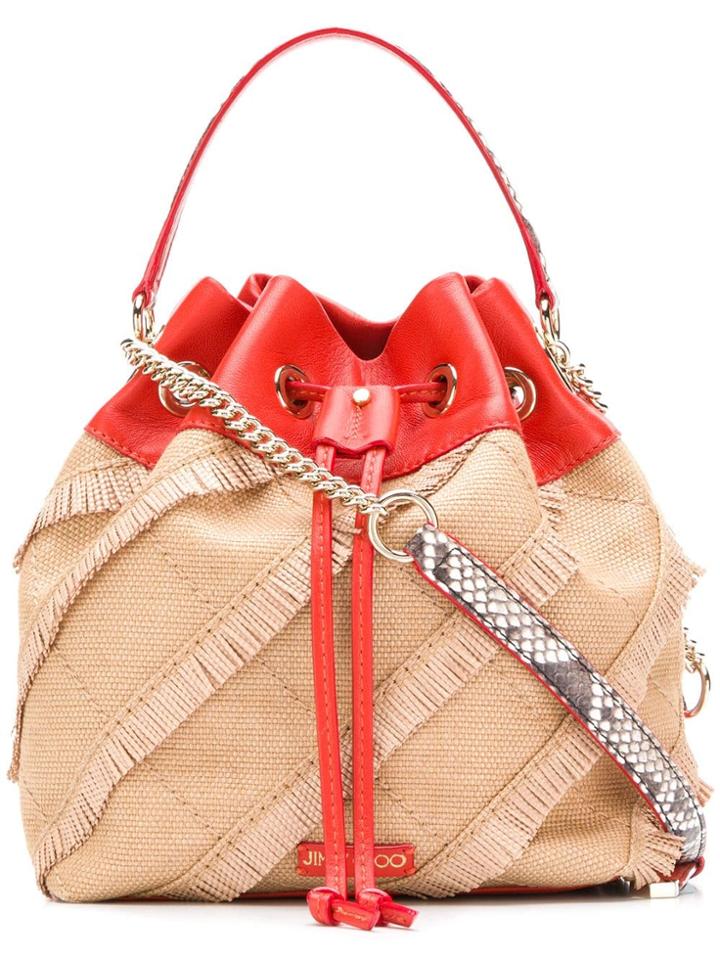 Jimmy Choo Juno Bucket Bag - Neutrals