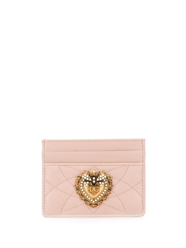 Dolce & Gabbana Devotion Embellished Cardholder - Pink