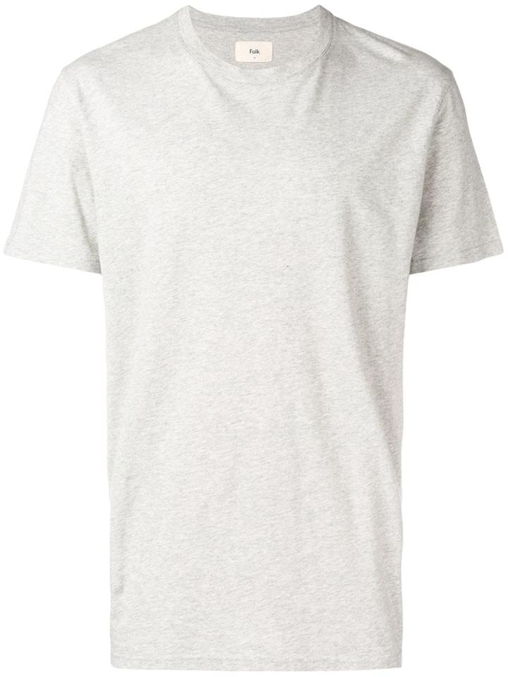 Folk Crew Neck T-shirt - Grey