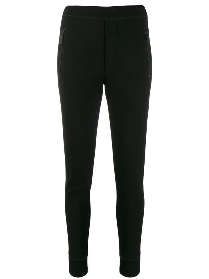 Dsquared2 Slim High-waist Trousers - Black