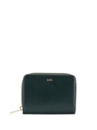A.p.c. Dark Green Emmanuelle Wallet - Black