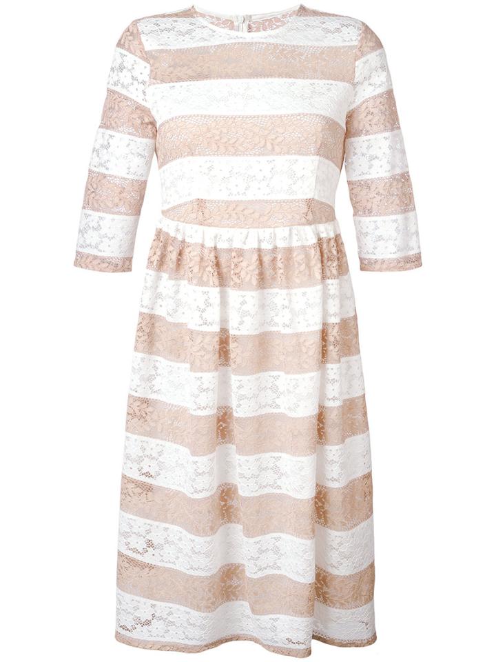Jovanna - Striped Dress - Women - Polyester - Vi, Pink/purple, Polyester