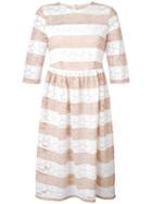 Jovanna - Striped Dress - Women - Polyester - Vi, Pink/purple, Polyester