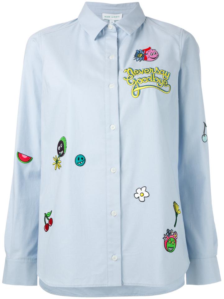 Mira Mikati Patch Work Shirt - Blue