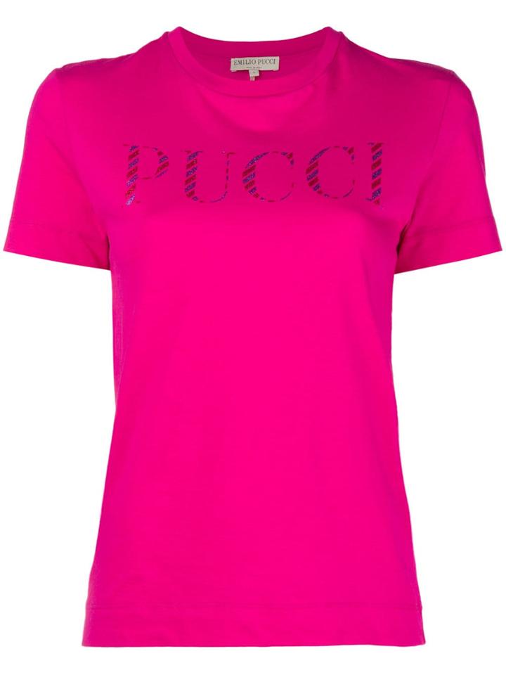 Emilio Pucci Short Sleeve T-shirt - Pink