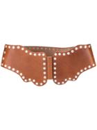 Isabel Marant Stud-embellished Belt - Brown