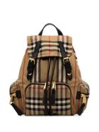 Burberry Small Vintage Check Backpack - Neutrals