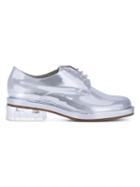 Simone Rocha Metallic Leather Derbys